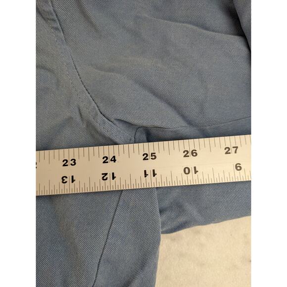 Mens Bulwark FR Fire Resistant Button Up Long Sleeve Shirt Size XXL 2XL Blue - Picture 9 of 12